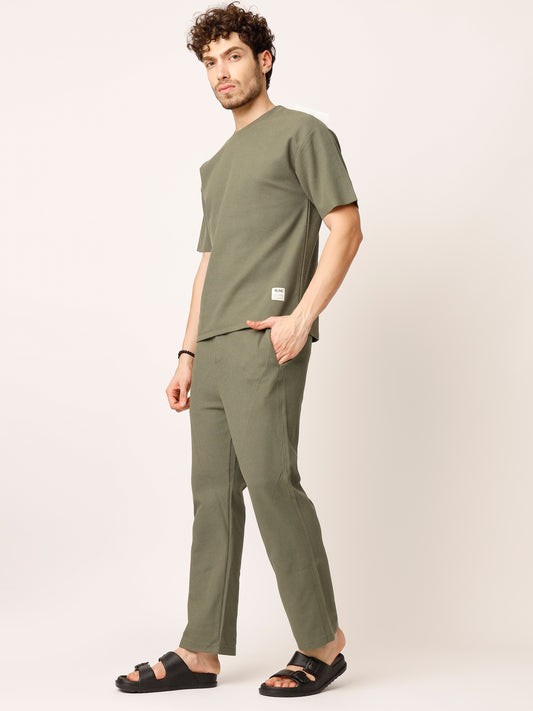 Green Textured Co ords Sets