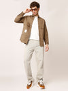 Brown Over Shirt Shacket