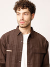 Brown Cordruoy Shacket