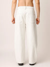 Beige Baggy Fit Jeans