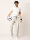 Light Washed Straight Fit Jeans