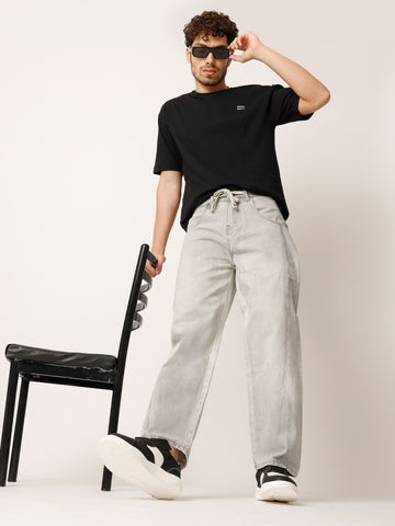 Light Grey Baggy Fit Jeans