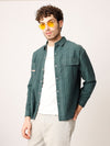 Green Cordruoy Shacket