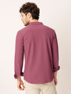 Majenta Fine Self Striped Shirt