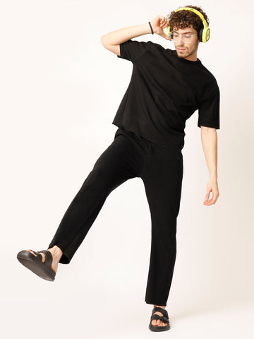 Black Travel Co ords Sets