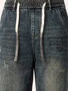 Blue Washed Baggy Fit Jeans