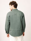 Green Over Shirt Shacket