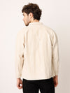 Beige Cordruoy Shacket
