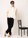 Beige Cordruoy Shacket
