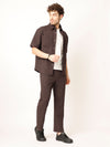 Brown Shirt and Trousers Co ords Sets