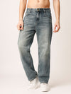 Blue Washed Baggy Fit Jeans