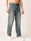 Blue Washed Baggy Fit Jeans