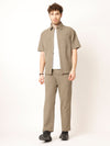 Khakhi Shirt and Trouers Co-ords Sets