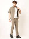 Khakhi Shirt and Trouers Co-ords Sets