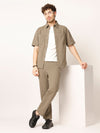 Khakhi Shirt and Trouers Co-ords Sets