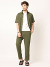 Green Shirt and Trousers Co-ords Sets