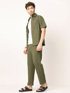 Green Shirt and Trousers Co-ords Sets