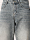 Blue Washed Baggy Fit Jeans