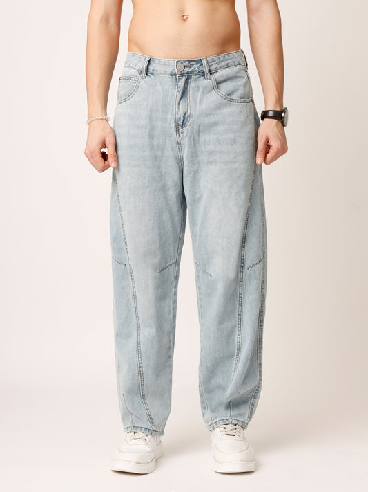 Light Blue Straight Fit Jeans