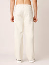 Beige Baggy Fit Jeans