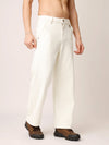 Beige Baggy Fit Jeans