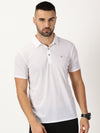 Athletic White Polo T-Shirt