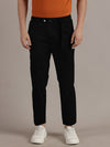 Relaxed Fit Black Trousers