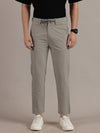 Straight Fit Summer Grey Trousers