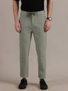 Straight Fit Summer Green Trousers