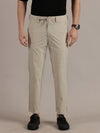 Straight Fit Summer Beige Trousers