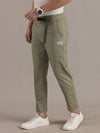 Relaxed Fit Green Trousers