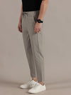 Straight Fit Summer Grey Trousers
