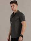 Olive Green Twill Seamless Shirt