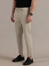Straight Fit Summer Beige Trousers