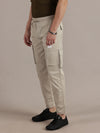 Regular Fit Beige Trousers