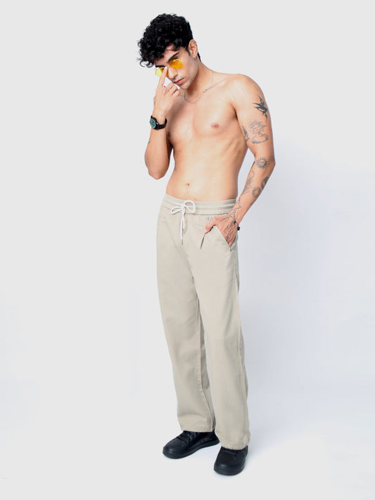 Khakhi Straight Fit Jeans