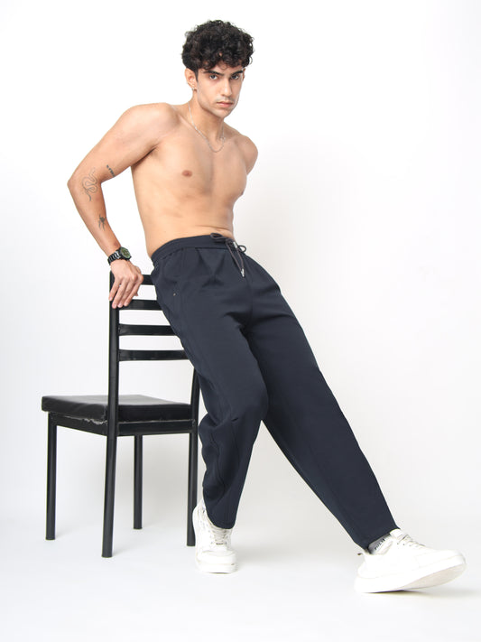 Black Baggy Fit Trousers