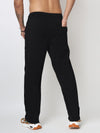 Black Straight Fit Trousers