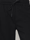 Black Straight Fit Trousers