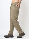 Khakhi Straight Fit Trousers