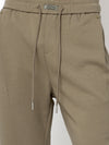 Khakhi Straight Fit Trousers