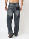 Blue Washed Baggy Fit Jeans