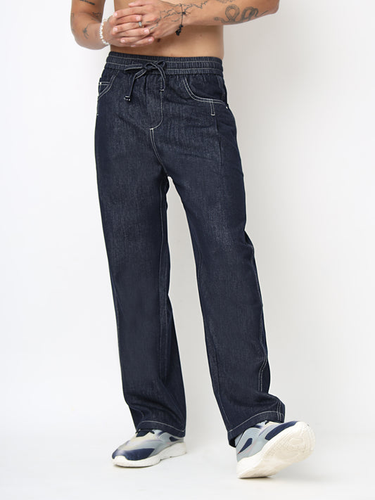 Blue Baggy Fit Jeans