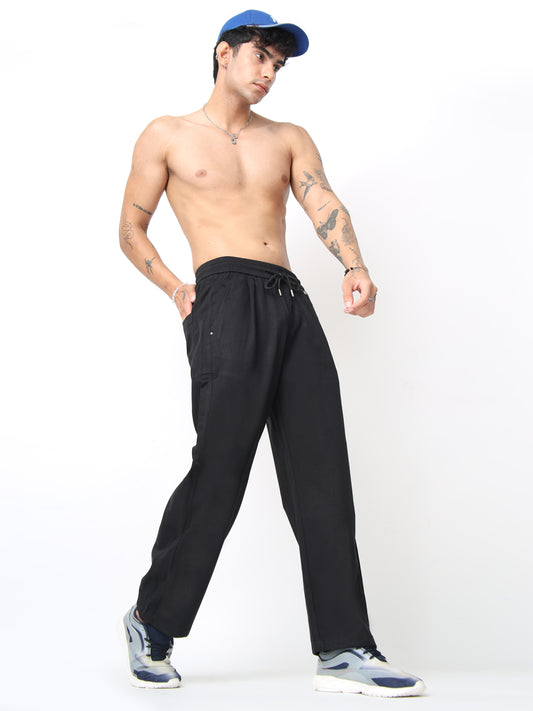 Black Straight Fit Jeans