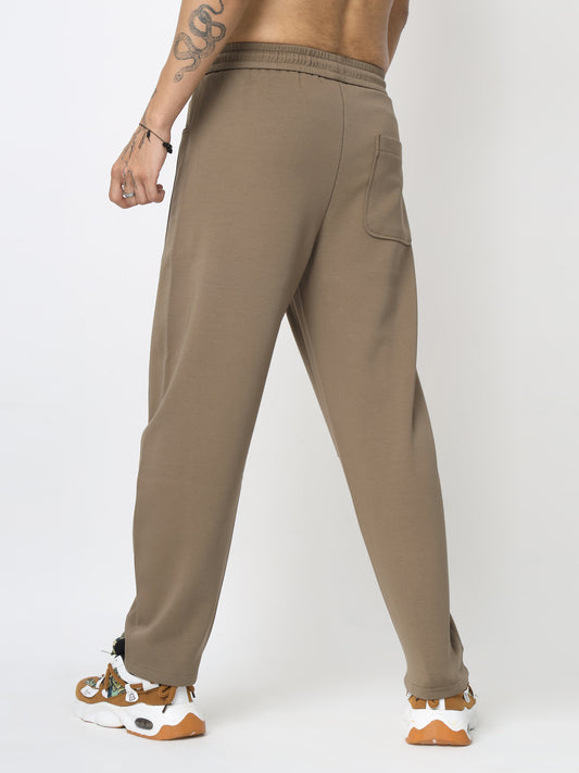 Khakhi Straight Fit Trousers