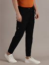 Relaxed Fit Black Trousers