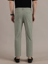 Straight Fit Summer Green Trousers