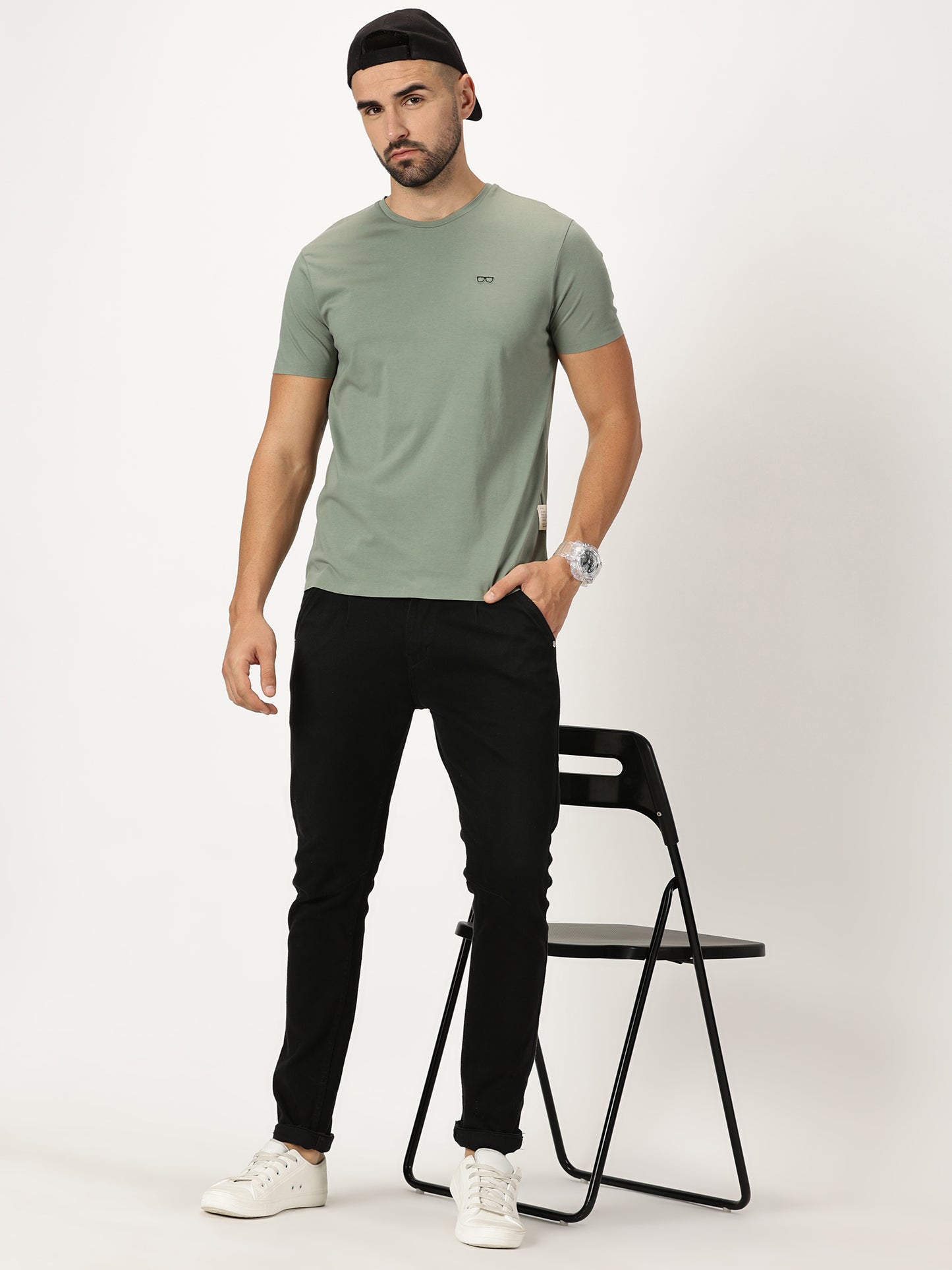 Spectacles Seamless Crew Neck T-shirt