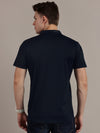 Navy Blue Twill Seamless Shirt