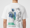 White Van Gogh Oversized Tshirt